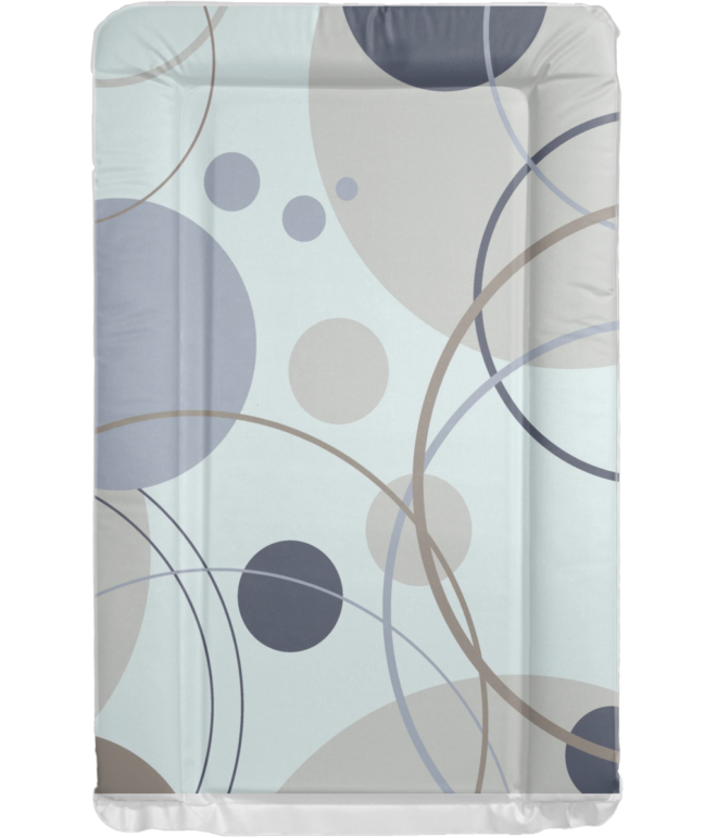 Changing Mat - Bubbles - Grey and Brown