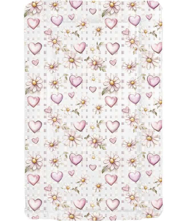 Changing Mat  - Petal Heart Picnic