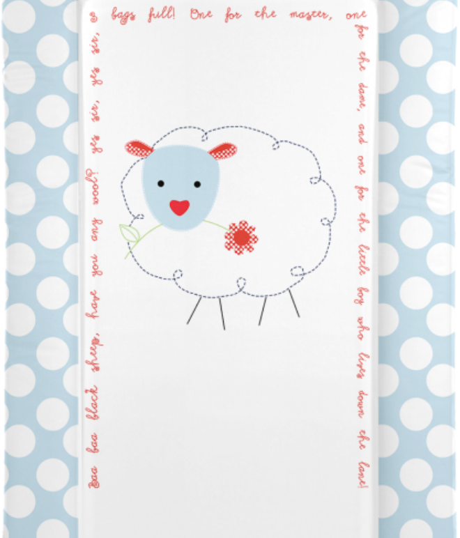 Changing Mat - Baa Baa Black Sheep - Blue (Baby GaGa)