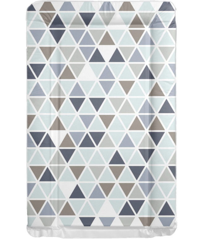 Changing Mat - Grey and Brown Geometric