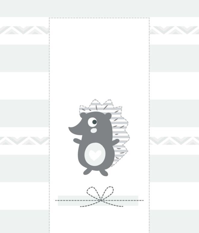 Changing Mat - Hedgehog GREY - Spring 2015