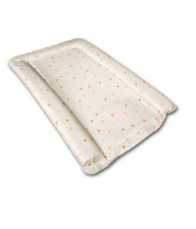 Changing Mat - ORANGE & LEMON Polka Dots