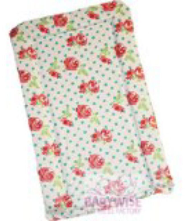 changing mat - Polka Dot Rose