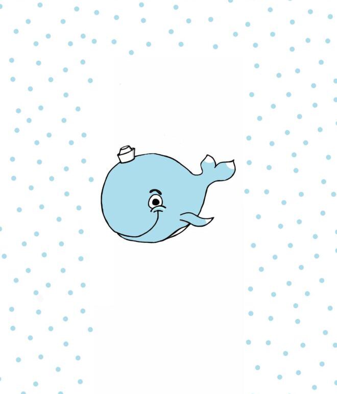 Changing Mat - Willy the Whale (powder blue)