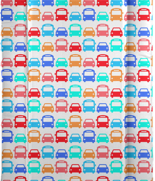 Changing Mat - Colourful Cars