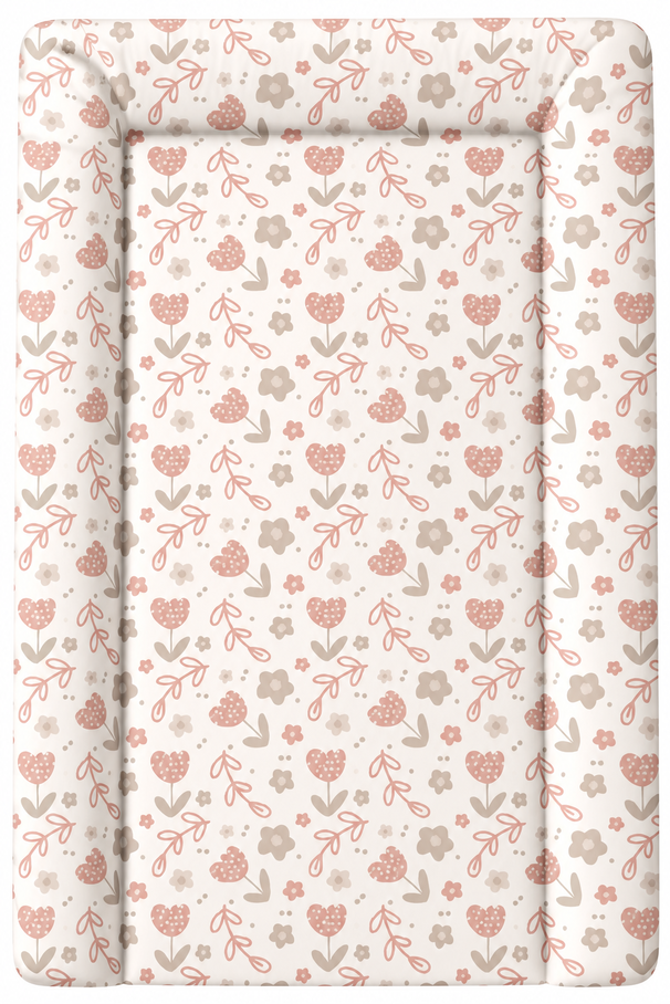 Pastel Floral Cushioned Changing Pad