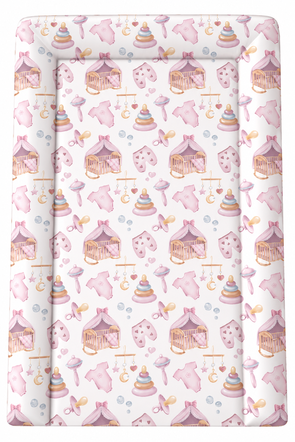 Pastel Nursery Pattern Changing Mat